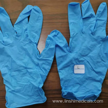 Palmwell Medical Exam Nitrile Glove EN455 100% Nitrile Non Latex Blue Powder Free Disposable Examination Gloves 510K